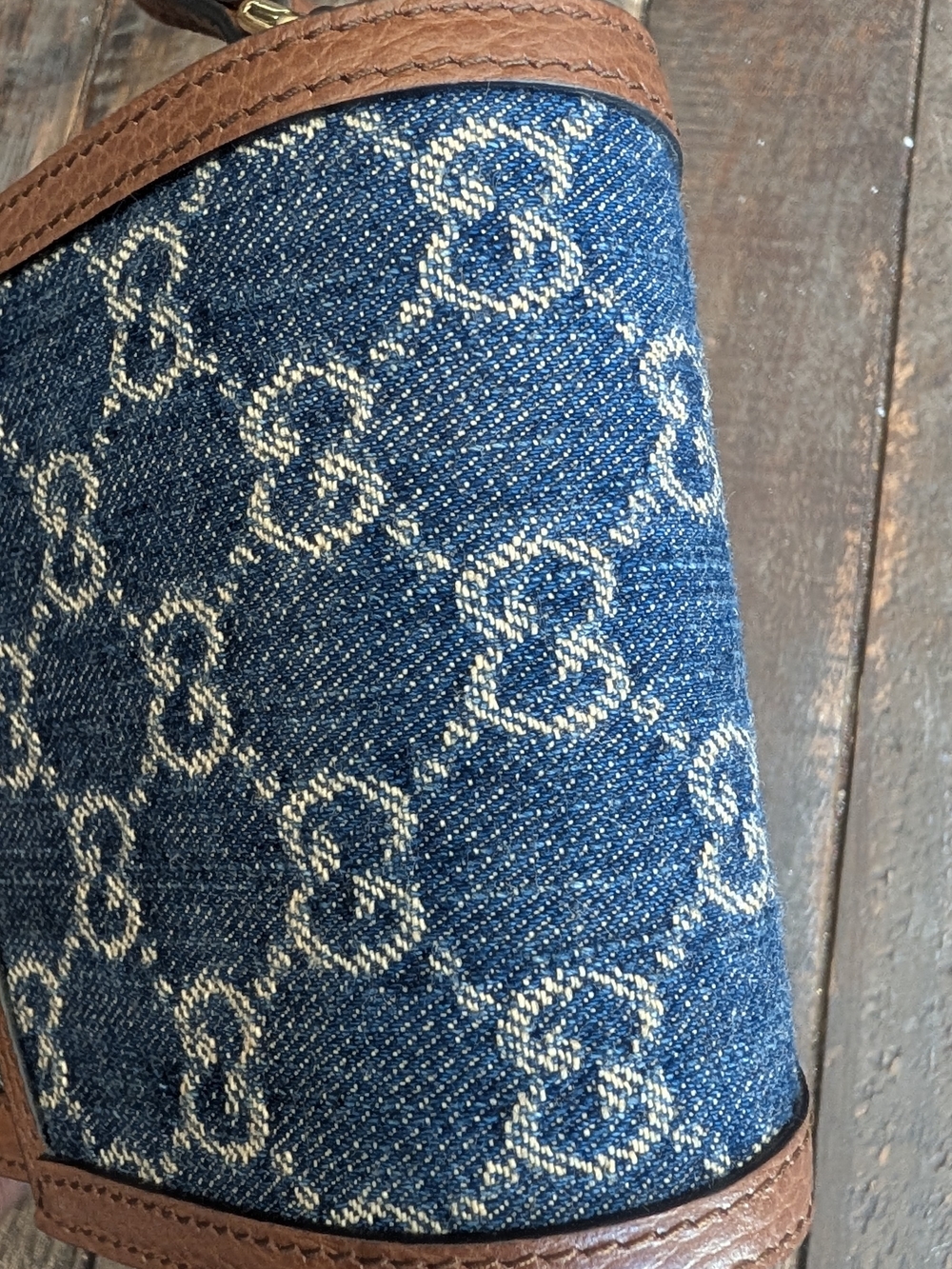 Gucci Denim Horsebit 1955 Mini Crossbody - Picture 8 of 10